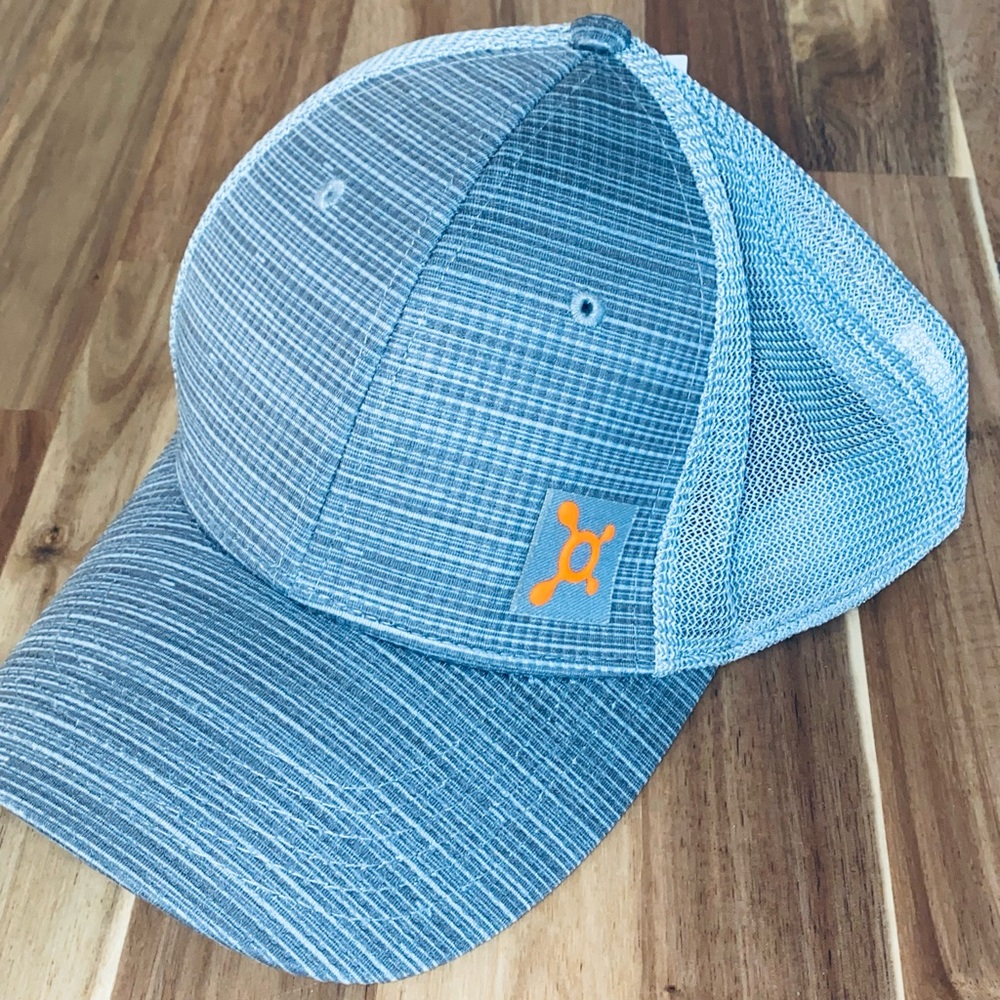Orange Theory Hat Cap Gym WorkOut Grey Gray Logo Baseball Dad Training New
